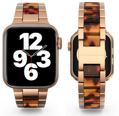Apple Watch 40mm Wiwu Resin Steel Belt Metal Kordon Gold