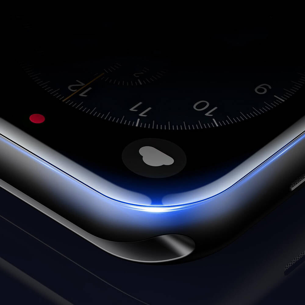 Apple Watch 40mm Wiwu Wi-JD105 Easy Install PMMA Pet Ekran Koruyucu + Kolay Uygulama Aparatı Siyah