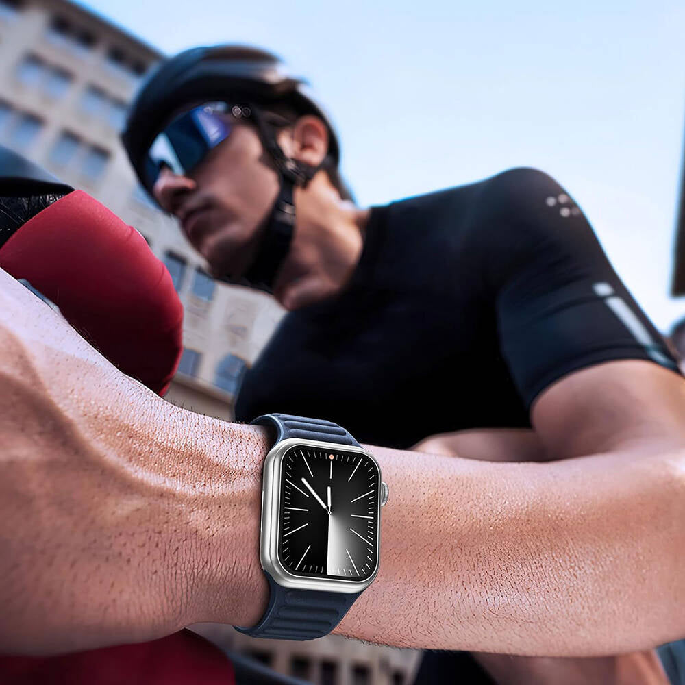 Apple Watch 40mm Wiwu Wi-JD106 Easy Install Akıllı Saat Temperli Cam Ekran Koruyucu Siyah