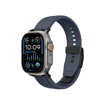 Apple Watch 42mm Amazingthing Titan Chrono Silikon Kordon Beyaz