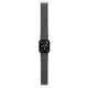 Apple Watch 42mm Kordon Youngkit Classical Magnetik Tak Çıkar Silikon Strap Kayış Gri