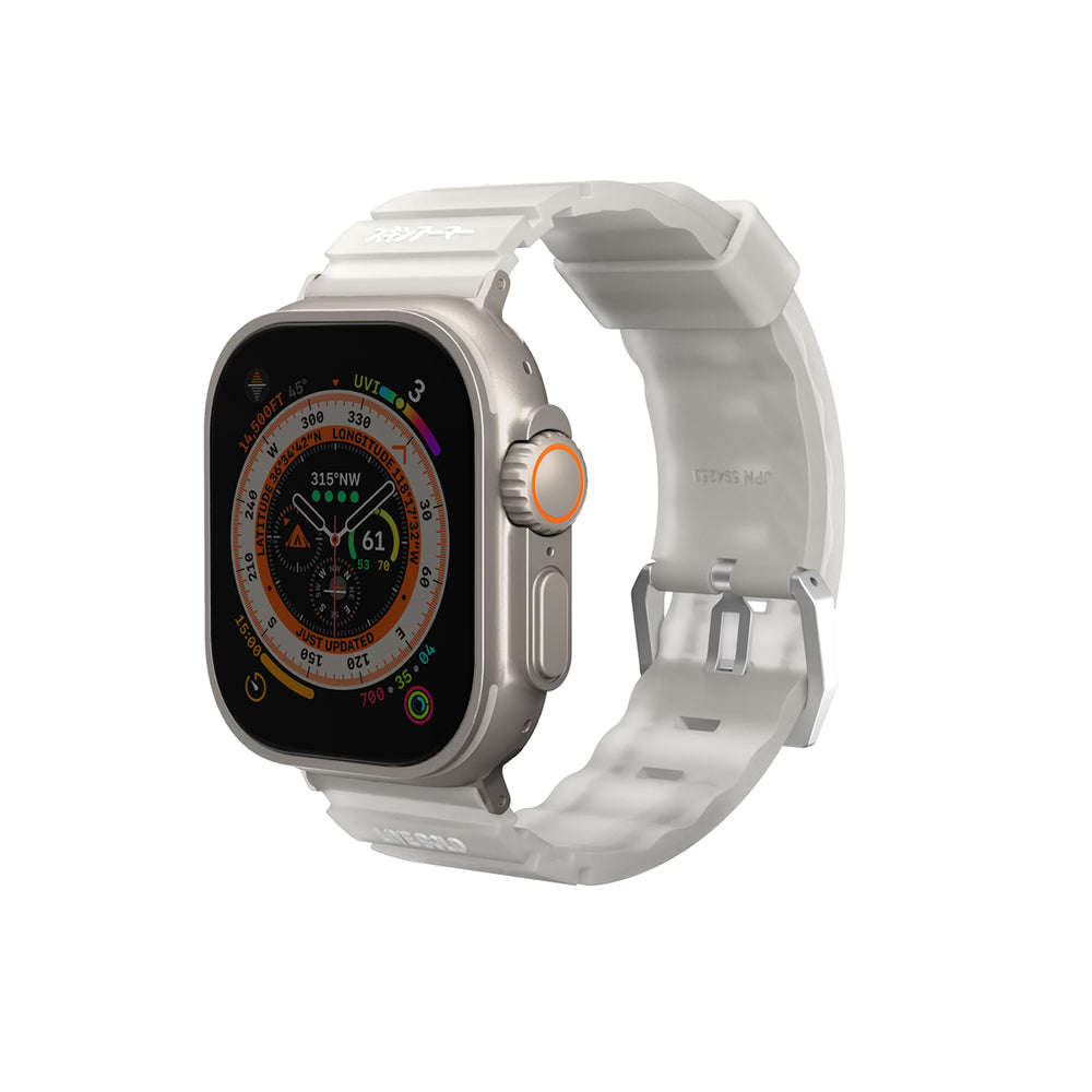 Apple Watch 42mm SkinArma New Shokku Silikon Kordon Beyaz