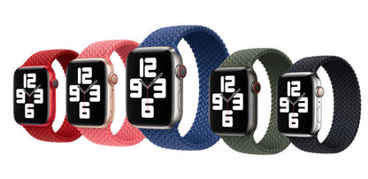 Apple Watch 42mm Wiwu Braided Solo Loop Medium Kordon Yeşil