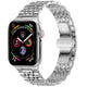 Apple Watch 42mm Wiwu Seven Beads Steel Belt Metal Kordon Gümüş