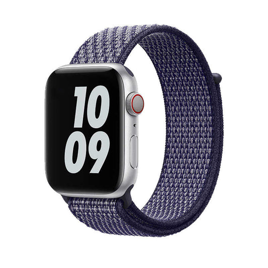 Apple Watch 42mm Wiwu Sport Loop Hasır Kordon Siyah