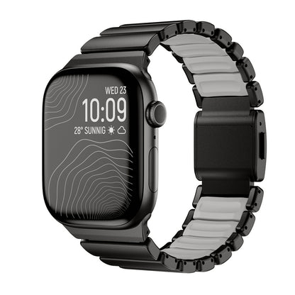 Apple Watch 42mm Zore KRD-151 Metal Silikon Kordon