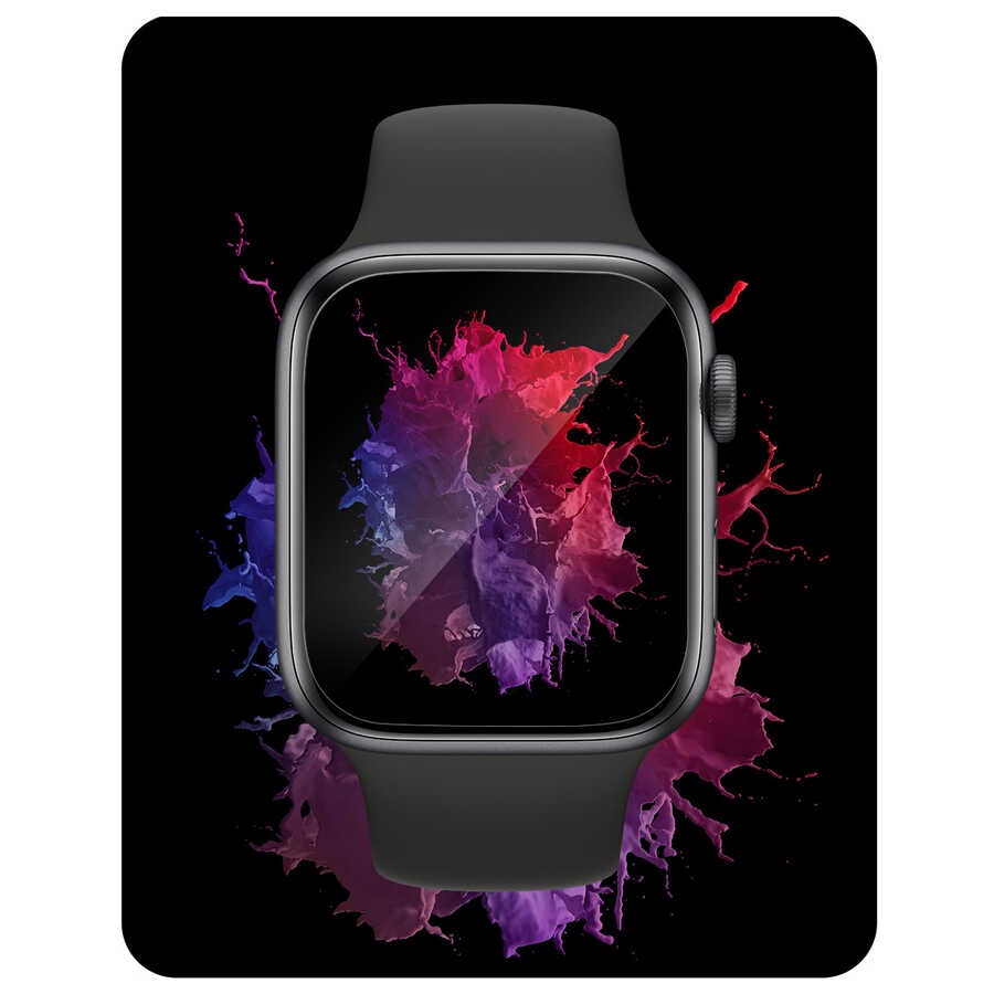 Apple Watch 44mm Araree Pure Diamond Ekran Koruyucu Renksiz