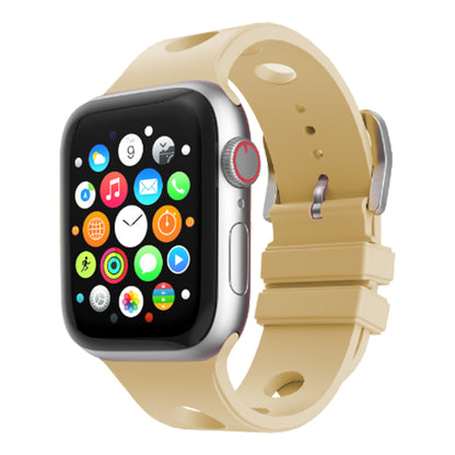 Apple Watch 44mm Delikli Tasarım Zore KRD-147 Silikon Kordon