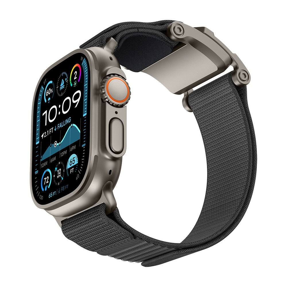 Apple Watch 44mm Mohseven iWatch Mecha Sport Hasır Kordon