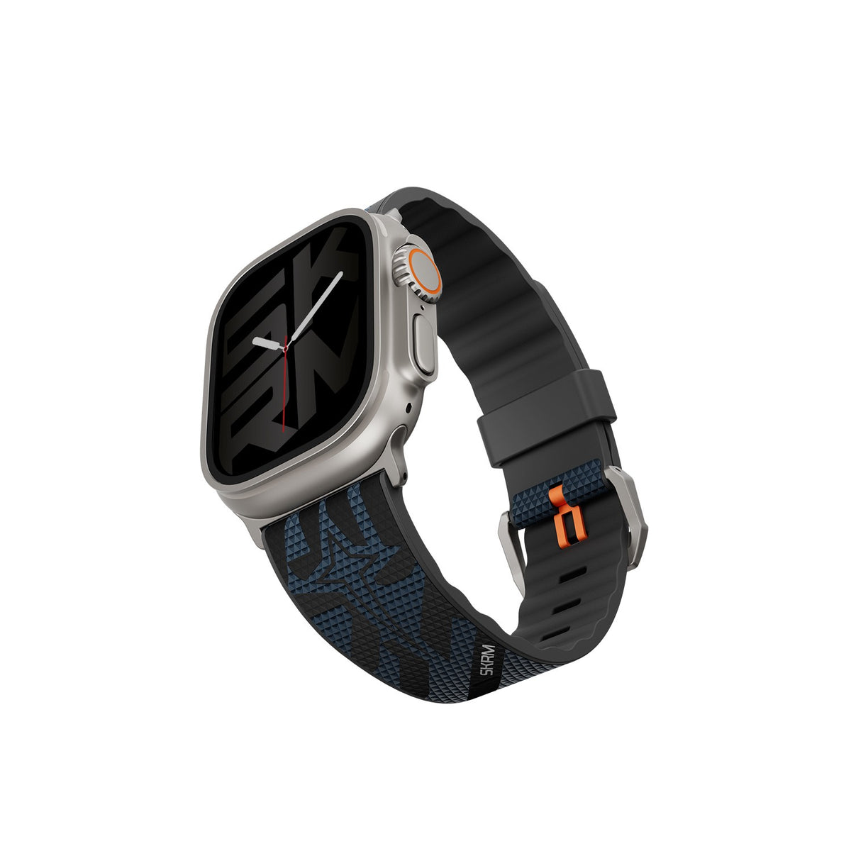 Apple Watch 44mm Skinarma Phantom Serisi Silikon Kordon