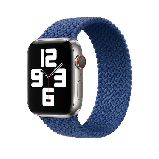 Apple Watch 44mm Wiwu Braided Solo Loop Large Kordon Yeşil