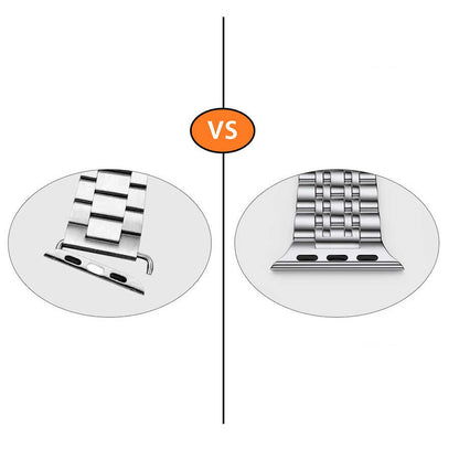 Apple Watch 44mm Wiwu Seven Beads Steel Belt Metal Kordon Gümüş