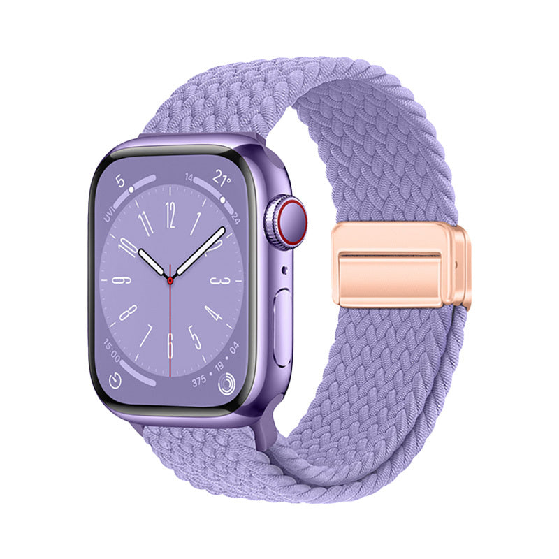Apple Watch 44mm Zore KRD-134 Örgü Tasarımlı Hasır Kordon Strap Kayış