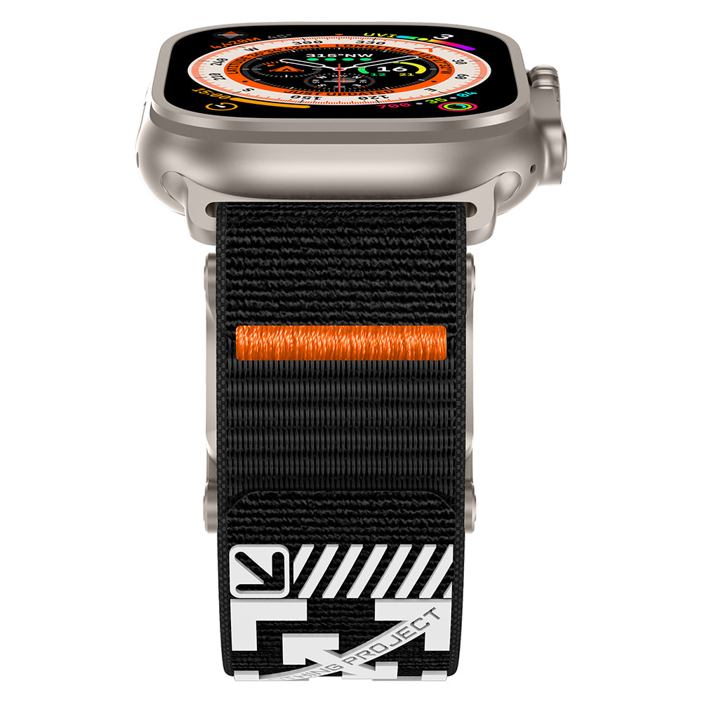 Apple Watch 44mm Zore KRD-154 Naylon Kumaş Hasır Örgülü Kordon