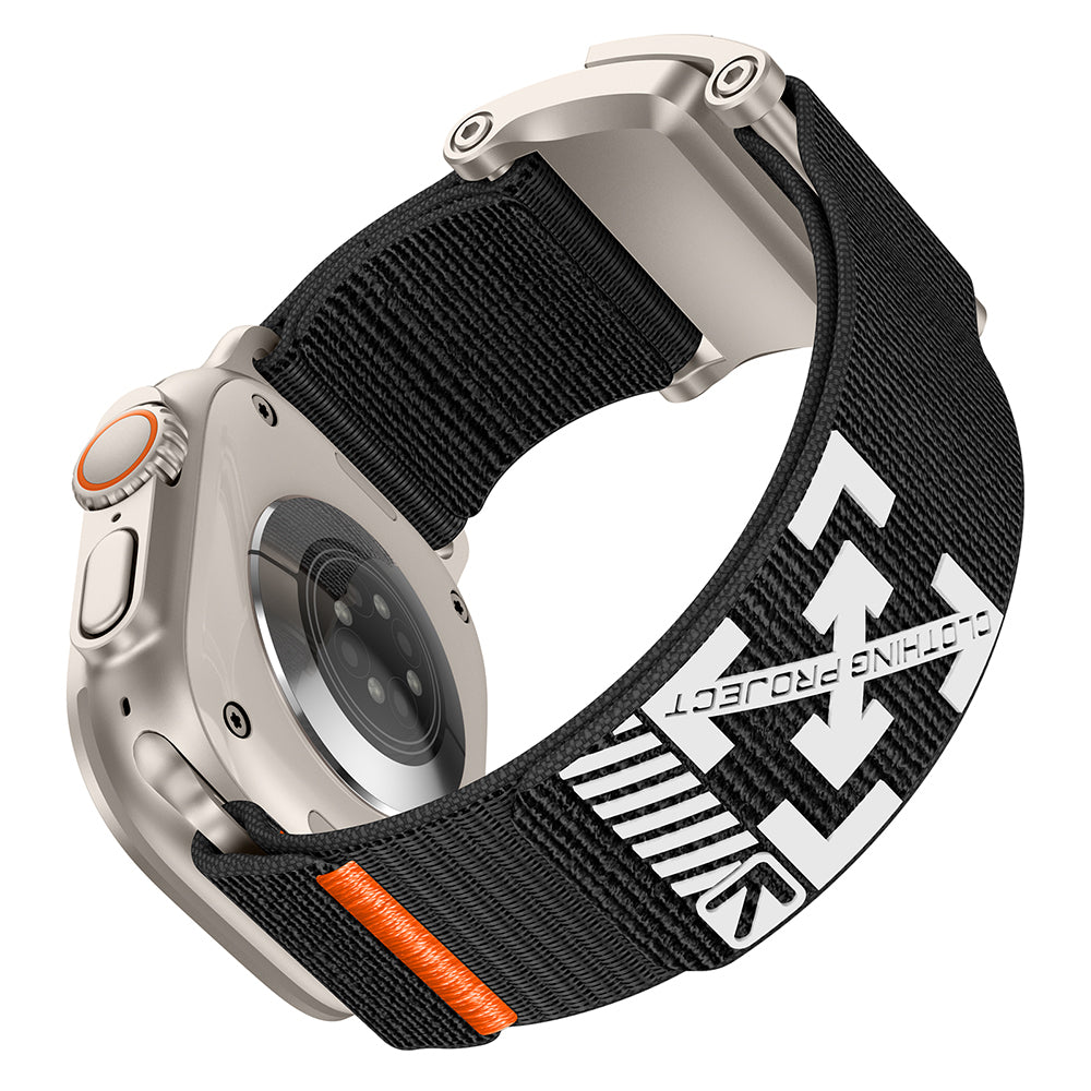 Apple Watch 44mm Zore KRD-154 Naylon Kumaş Hasır Örgülü Kordon