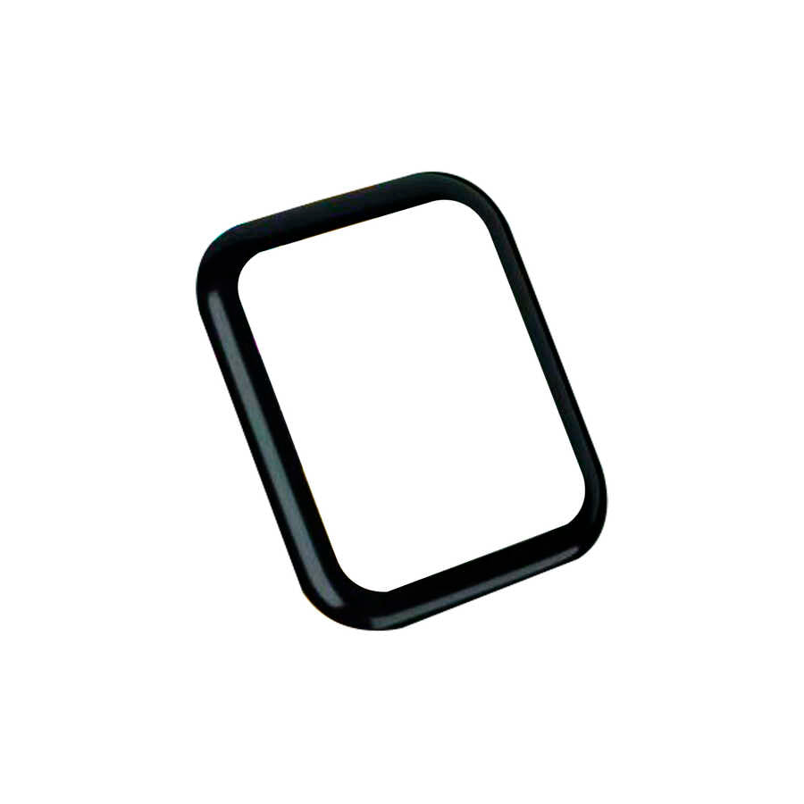 Apple Watch 7 41mm Go Des 2 in 1 Ekran Koruyucu Siyah