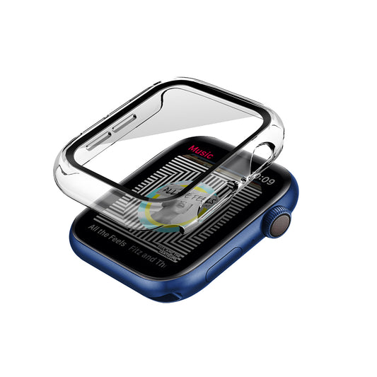 Apple Watch 7 41mm SkinArma Gado Sert Silikon Kasa ve Ekran Koruyucu Siyah