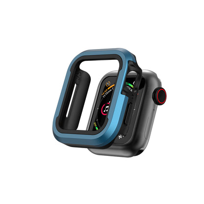 Apple Watch 7 41mm Wiwu JD-101 Defender Akıllı Saat Kasa Koruyucu Mavi