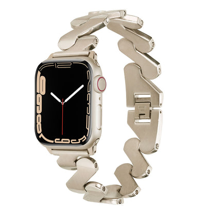 Apple Watch 7 45mm Kordon KRD-80 Metal Strap Kayış
