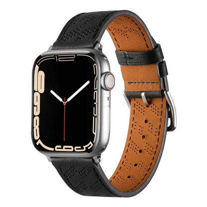 Apple Watch 7 45mm KRD-76 PU Deri Kordon Strap Kayış