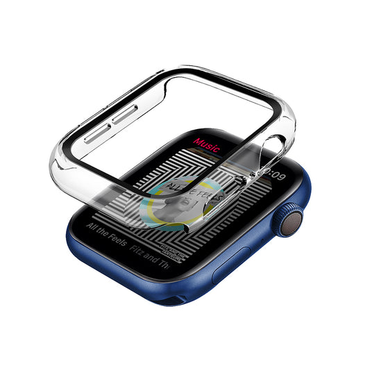 Apple Watch 7 45mm SkinArma Gado Sert Silikon Kasa ve Ekran Koruyucu Renksiz