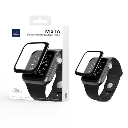 Apple Watch 7 45mm Wiwu iVista Watch Ekran Koruyucu Siyah
