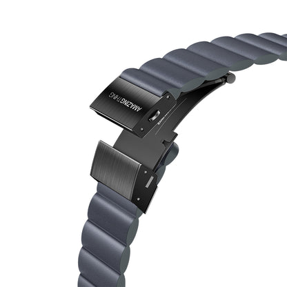 Apple Watch Serisi Uyumlu Amazing Thing Glamour Sense Deri Kordon Siyah