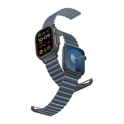 Apple Watch Serisi Uyumlu Amazing Thing Glamour Sense Deri Kordon Siyah