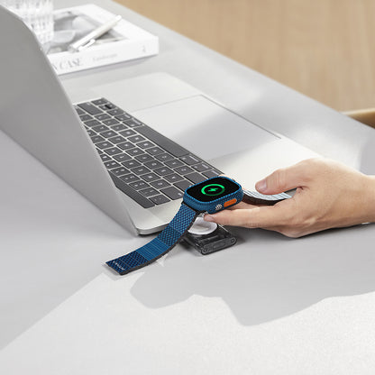 Apple Watch Ultra 49mm 600D Aramid Fiber Classic Serisi Kasa Koruyucu Pitaka Air Case Siyah-Gri