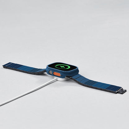 Apple Watch Ultra 49mm 600D Aramid Fiber Classic Serisi Kasa Koruyucu Pitaka Air Case Siyah-Gri