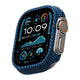 Apple Watch Ultra 49mm 600D Aramid Fiber Classic Serisi Kasa Koruyucu Pitaka Air Case Mavi