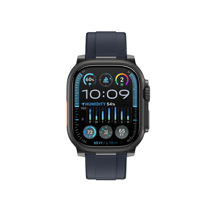 Apple Watch Ultra 49mm Amazingthing Radix AccuGuard Serisi Akıllı Saat Temperli Cam Ekran Koruyucu Şeffaf