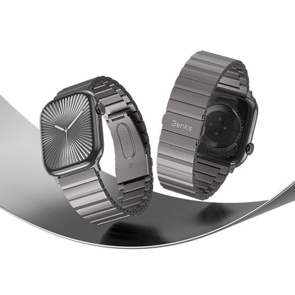 Apple Watch Ultra 49mm Benks Aero Titan Serisi Titanyum Metal Kordon Titanyum