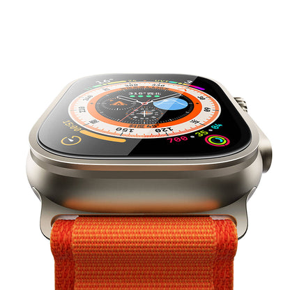 Apple Watch Ultra 49mm Benks Anti-Reflective Kolay Uygulama Aparatlı Temperli Ekran Koruyucu Renksiz