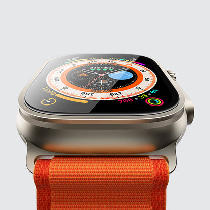 Apple Watch Ultra 49mm Benks Anti-Reflective Kolay Uygulama Aparatlı Temperli Ekran Koruyucu Renksiz