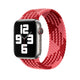 Apple Watch Ultra 49mm Kordon Wiwu Braided Solo Loop Contrast Color Large Strap Kayış NO3