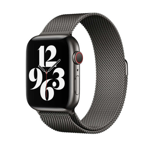 Apple Watch Ultra 49mm Kordon Wiwu Minalo Metal Strap Kayış Siyah