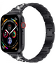 Apple Watch Ultra 49mm Kordon Wiwu Three Beads Set Auger Metal Strap Kayış Siyah