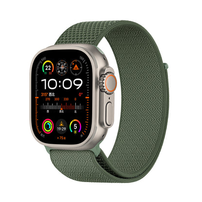 Apple Watch Ultra 49mm Kordon Wiwu WB501 CloudFlex Serisi Hasır Örgü Strap Kayış