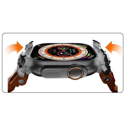 Apple Watch Ultra 49mm Mohseven iWatch Armor Silikon Kordon