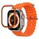Apple Watch Ultra 49mm Mohseven iWatch Serisi Safir Akıllı Saat Temperli Cam Ekran Koruyucu
