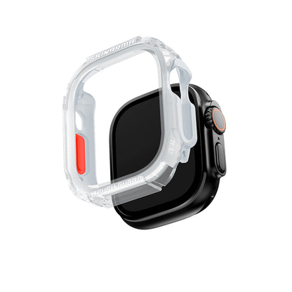 Apple Watch Ultra 49mm Skinarma Atom TPU Kasa Koruyucu Şeffaf