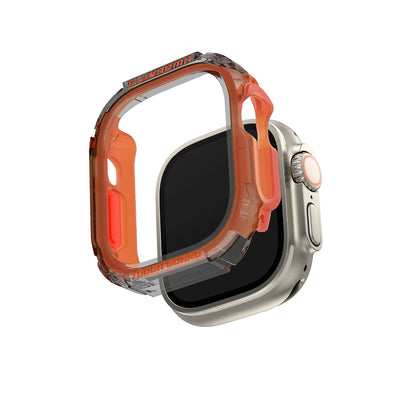 Apple Watch Ultra 49mm Skinarma Atom TPU Kasa Koruyucu Kırmızı
