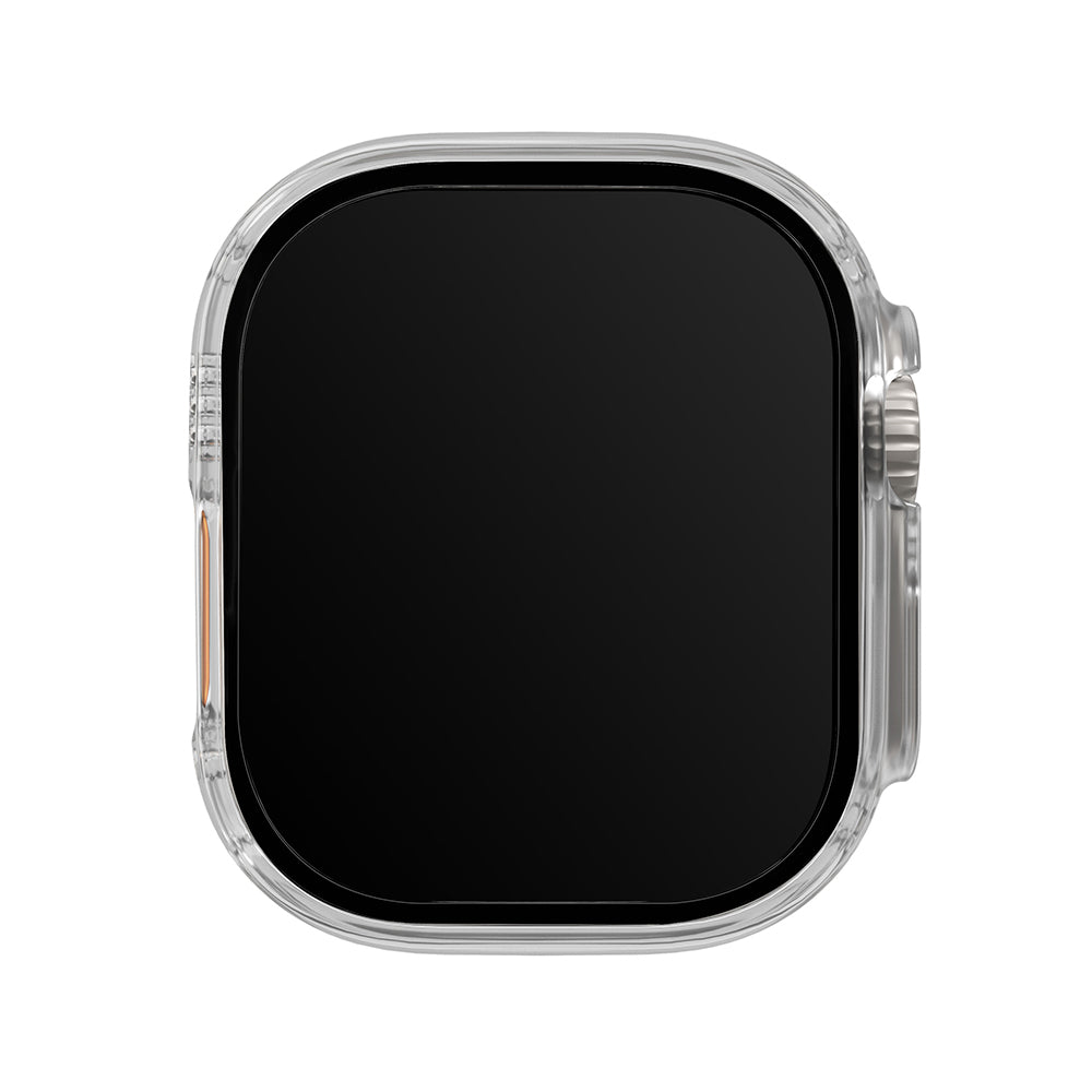 Apple Watch Ultra 49mm SkinArma Gado Sert Silikon Kasa ve Ekran Koruyucu Renksiz