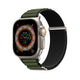 Apple Watch Ultra 49mm SkinArma Kobu Hasır Kordon Olive