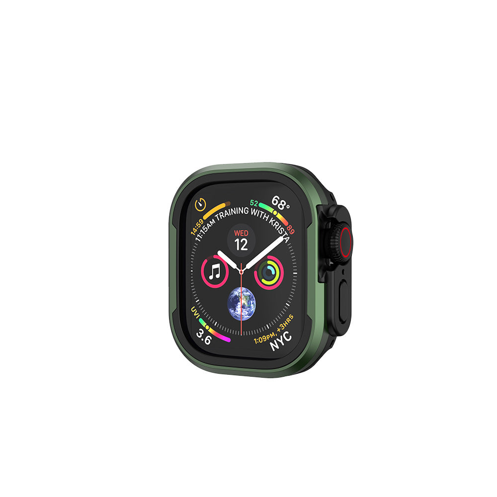 Apple Watch Ultra 49mm Wiwu JD-101 Defender Akıllı Saat Kasa Koruyucu Yeşil