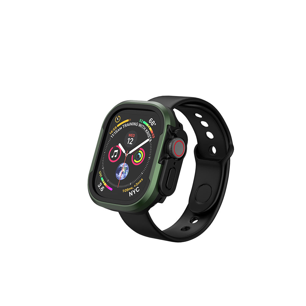 Apple Watch Ultra 49mm Wiwu JD-101 Defender Akıllı Saat Kasa Koruyucu Yeşil