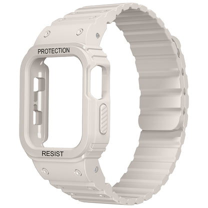 Apple Watch Ultra 49mm Zore KRD-142 Airbag Tasarımlı Kasa Koruyuculu Silikon Kordon