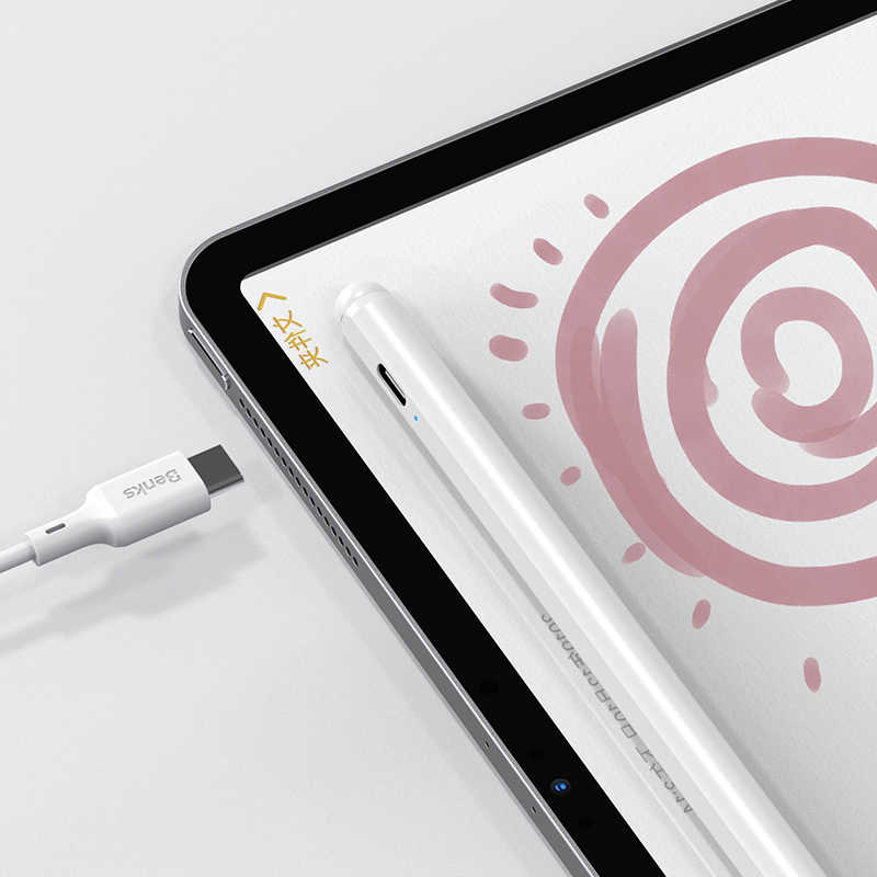 Benks 2nd Generation Dokunmatik Çizim Kalemi Beyaz