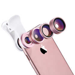 Benks Camera 4 in 1 Lens Rose Gold